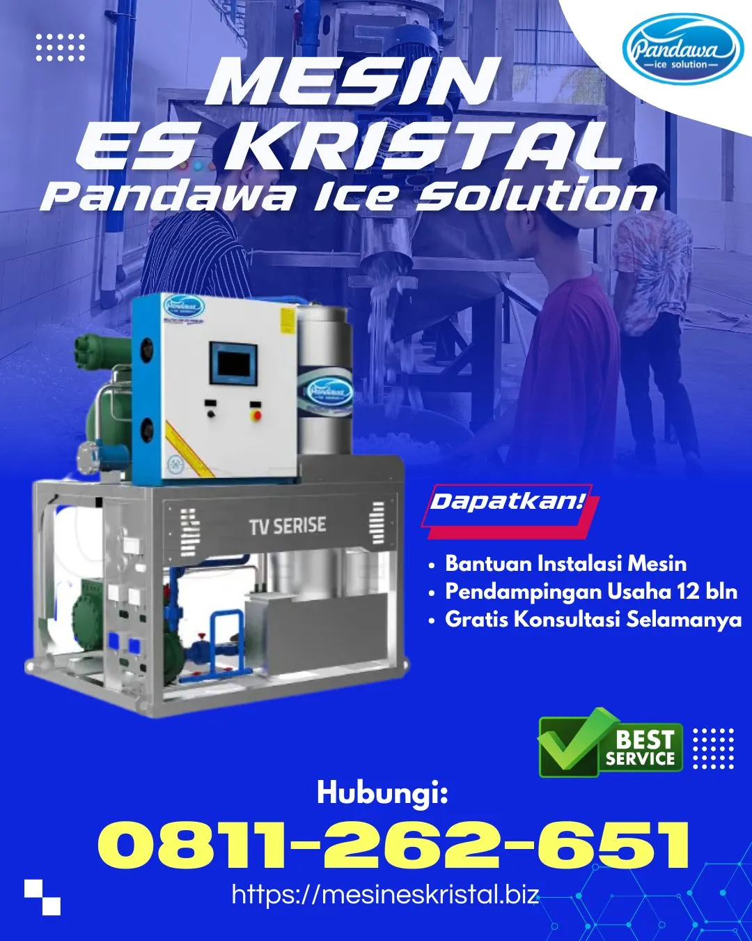 MESIN ES KRISTAL MURAH BANGGAI LAUT, SULTENG