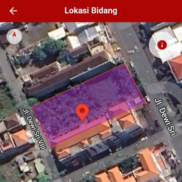 Dijual 21 are, Jl. Dewi Sri UTAMA Legian Sunsetroad Seminyak Kuta