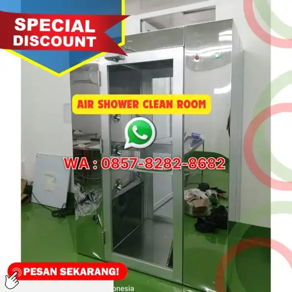 🔴 (TERBAIK) WA : 0857.8282-8682 Vendor Air Shower Cleanroom Pabrik