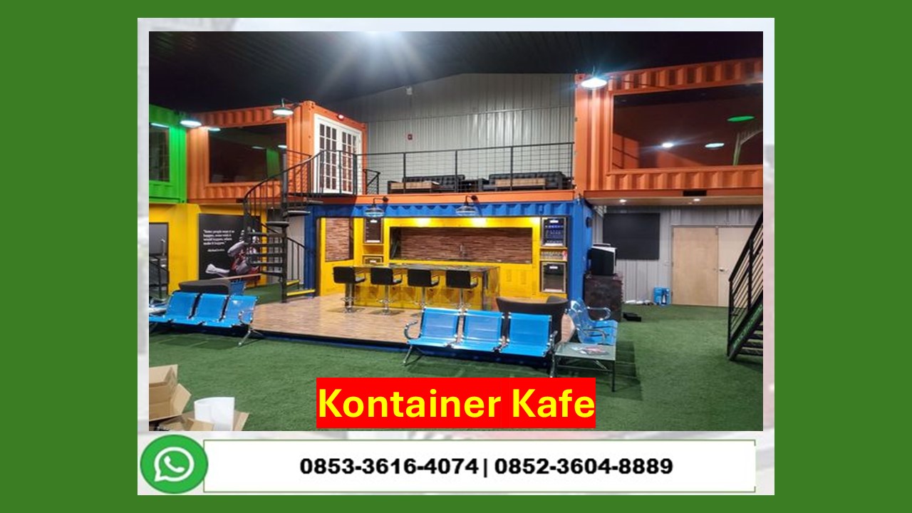 Kontraktor Jasa Pembuatan Container Cafe Mini Tingkat 2 Lantai Magelang