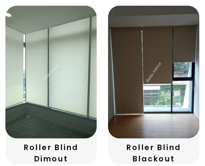 Jual roller blind kantor fatmawati