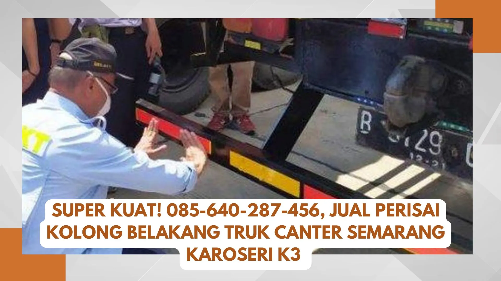 Super Kuat! , Jual Perisai Kolong Belakang Truk Canter Semarang Karoseri K3