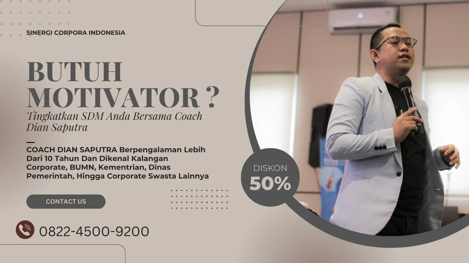 Trainer Dari Klaten, Terpercaya & Solutif, Dian Saputra