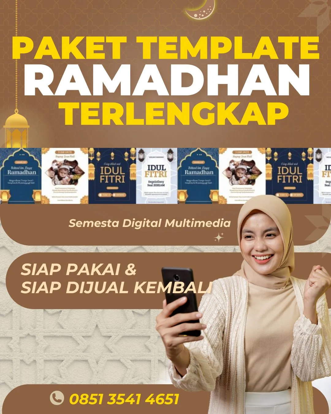 Siap Pakai Jual Ramadhan Template 2025 Video Ucapan Untuk Pebisnis Online Di Bantul Semesta Digital Multimedia