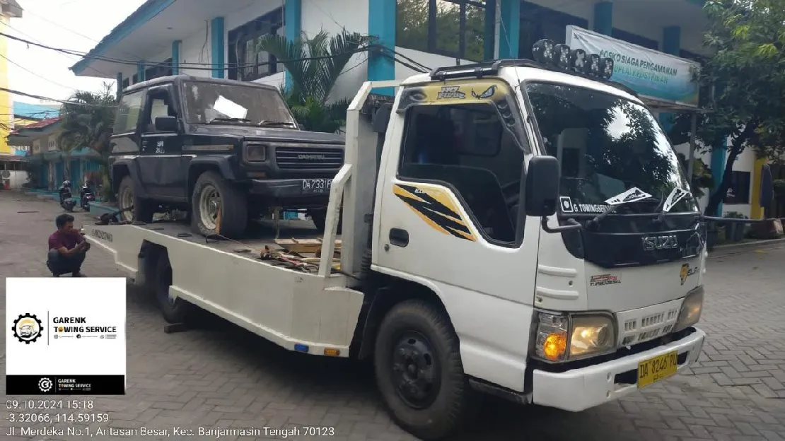 Garenk Trans Solution Banjarbaru Derek Towing Mobil Kalimantan Selatan