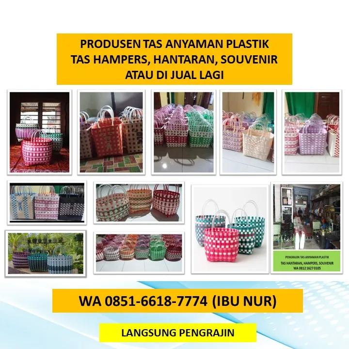 Produsen Harga Tas Anyaman Plastik Murah di Depok, Supplier Tas Anyaman Plastik Tangerang