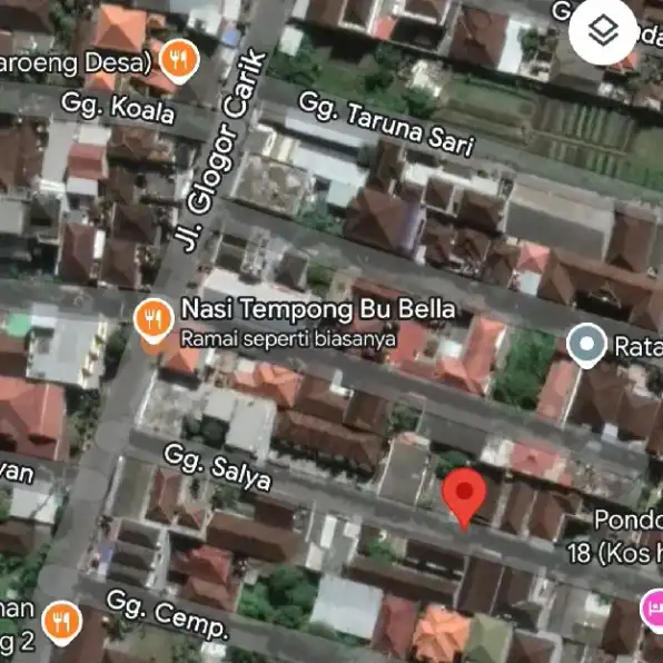 Dijual 2,5 are, Free Rumah Tua, Jl. Gelogor Carik Pemogan Denpasar Selatan