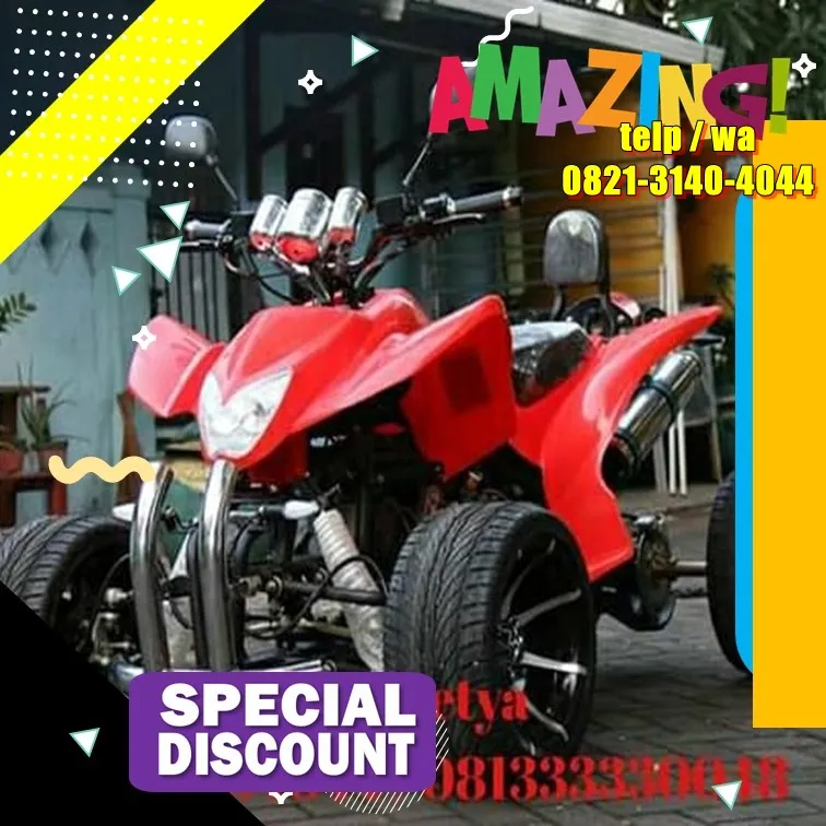 DISTRIBUTOR AGEN MOTOR ATV 150 CC sport ceper baru bukan bekas  SIAP KIRIM  BANYUWANGI BANGOREJO