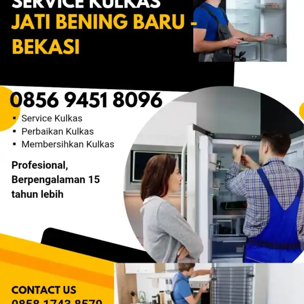 Layanan Service Kulkas Panggilan Jati Bening Baru Bekasi 0856 9451 8096