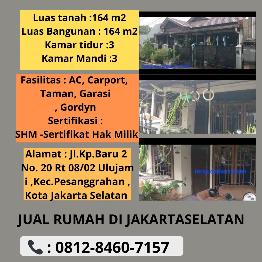 Lokasi Strategis  Harga Jual Rumah Dekat Dengan GBK Arena Fasilita restoran CAFE Jakarta Pusat
