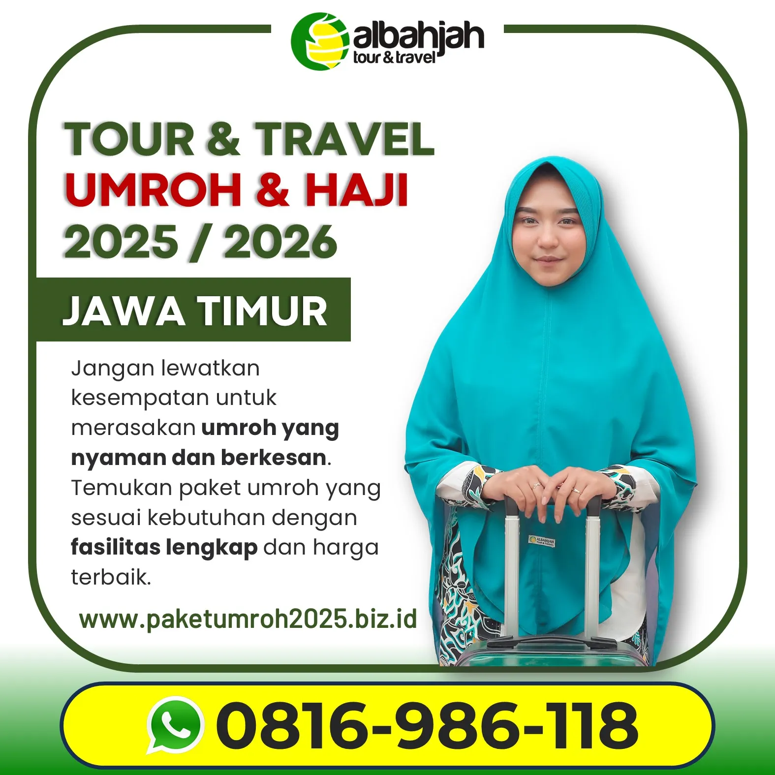 Paket Umroh Keluarga 2025 Poncokusumo Malang AL Bahjah