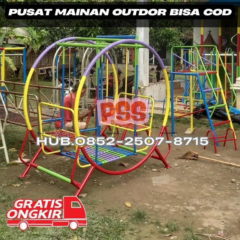 Contoh ayunan besi dewasa Dan Perosotan Custom  Kec Selemadeg Barat Tabanan Bali