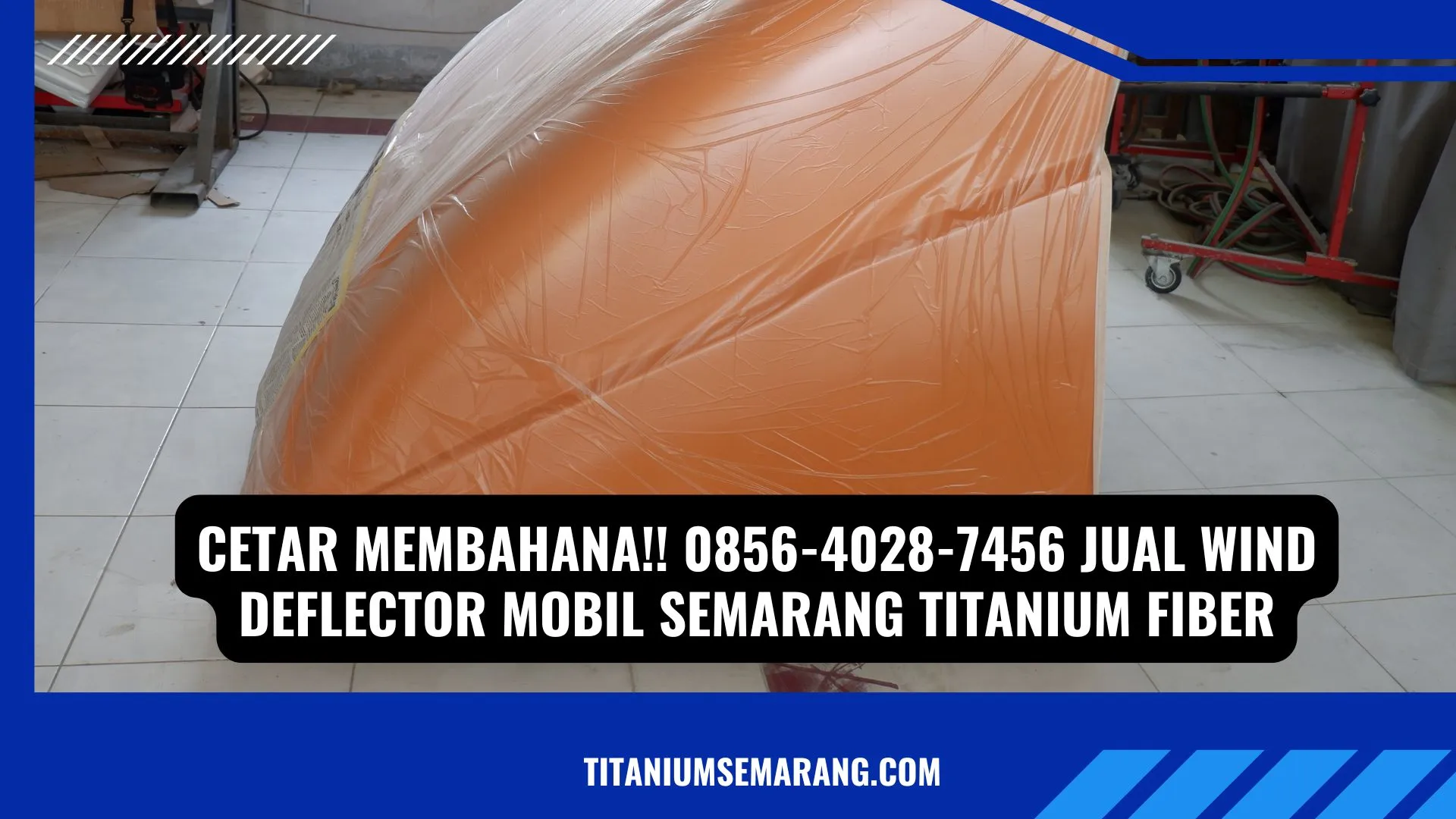 Cetar membahana!! 0856-4028-7456 Jual Wind Deflector Mobil Semarang Titanium Fiber