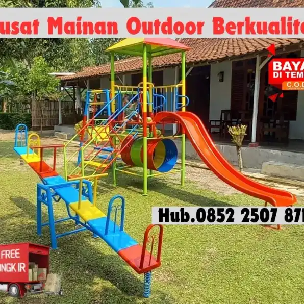 Hub 0852-2507-8715 DIJAMIN AMAN ! Perosotan Anak Plastik Dan Harga Mainan Tk Mangkok Putar Kec Regol Bandung kota Bayar COD Free Ongkir