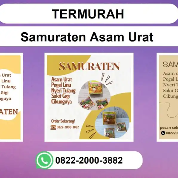 TERMURAH, 0822-2000-3882 DISTRIBUTOR SamuratenAsam Urat Makassar