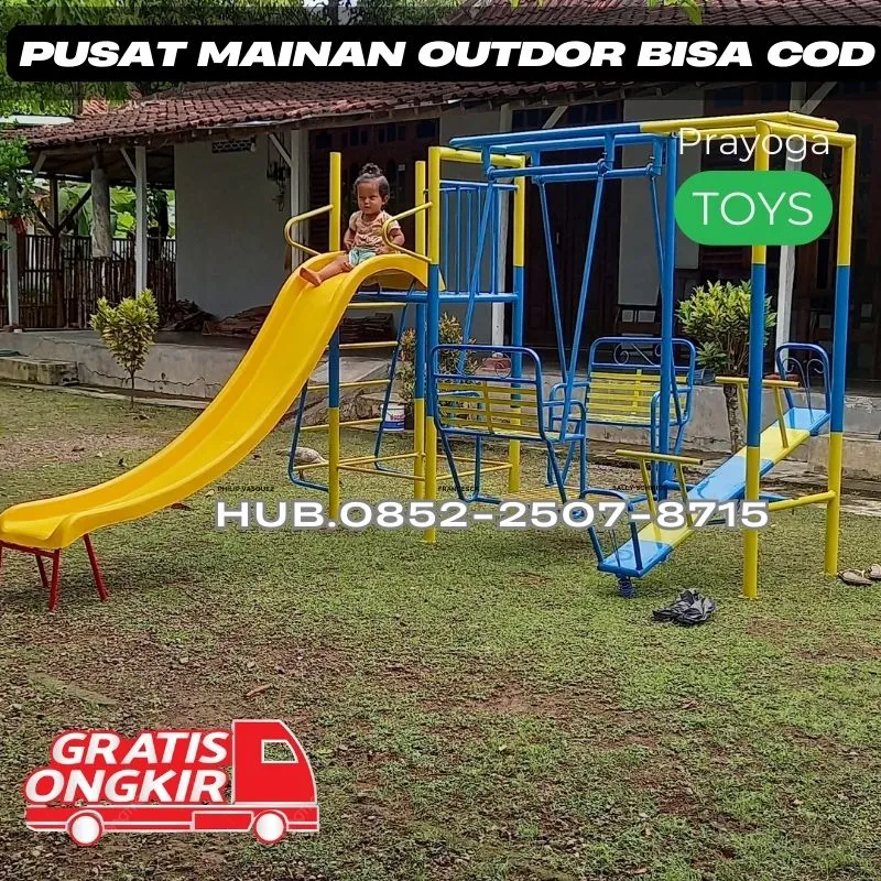 Desain ayunan besi hollow Dan produsen playground Kec Kendal Ngawi