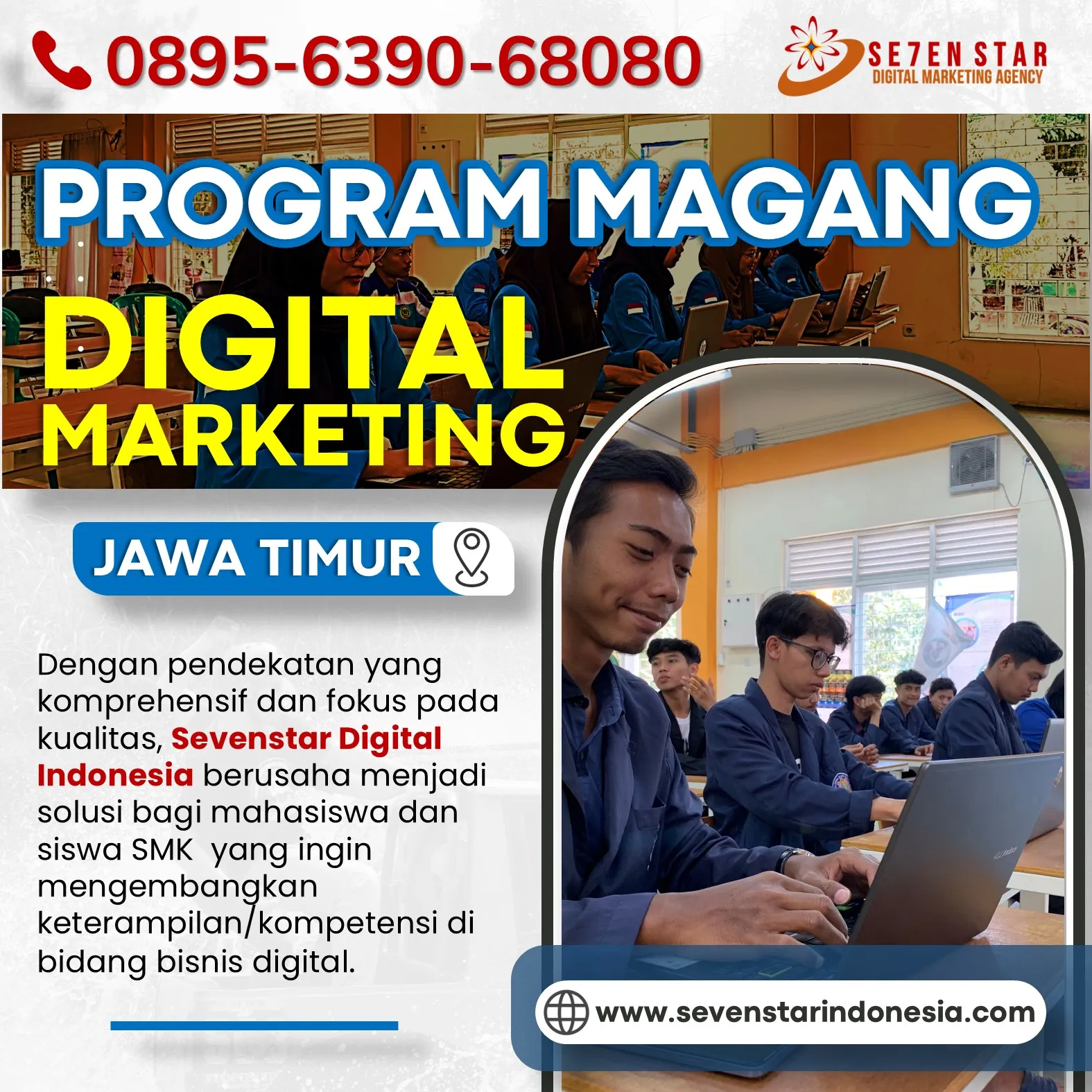 WA 0895-6390-68080, Rekomendasi Magang Multimedia DKV di kediri