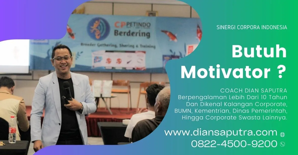 Trainer Sales Jakarta Timur, Terpercaya & Solutif, Dian Saputra