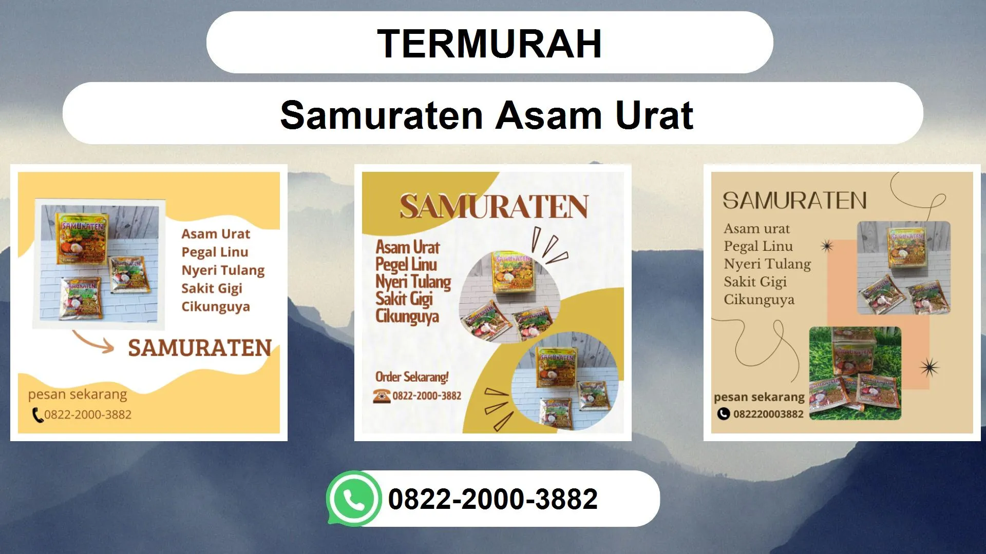 TERMURAH, 0822-2000-3882 DISTRIBUTOR SamUrat en Asam Urat Tasikmalaya