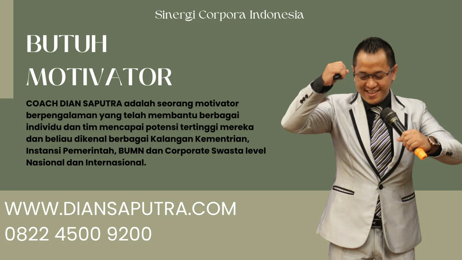 Trainer Service Excellence Lampung, Terpercaya & Solutif, Dian Saputra