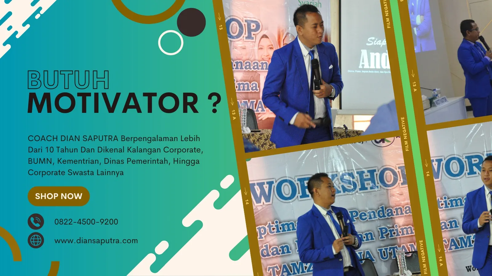 Trainer Motivator Bangkalan, Terpercaya & Solutif, Dian Saputra