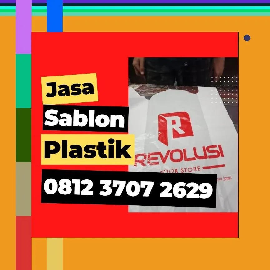 0812,3707,2629 Jasa Sablon Plastik Kemasan di Girisubo