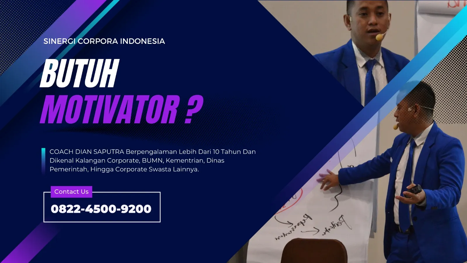 Pembicara Motivator Wonogiri, Terpercaya & Solutif, Dian Saputra