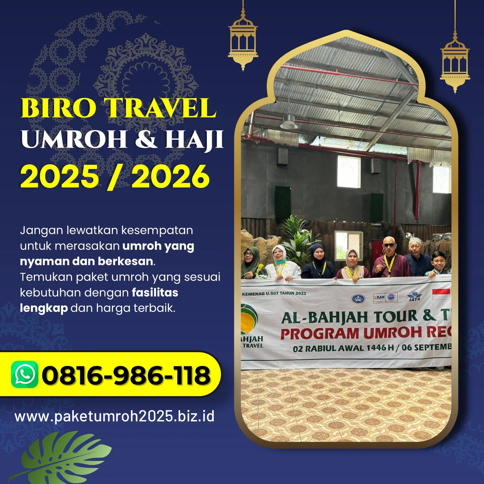 Travel Umroh Akhir Tahun 2025 Garum Blitar Bersama AL Bahjah
