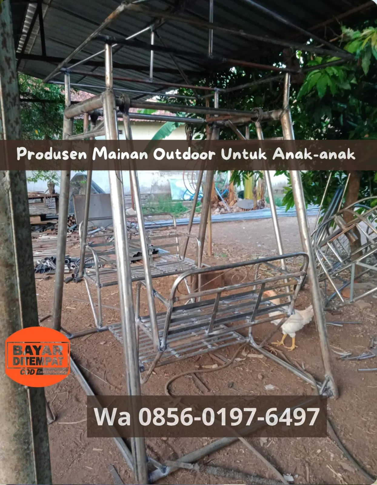 TERLENGKAP Pusat Mainan Playground Set Ayunan Besi di Kudus