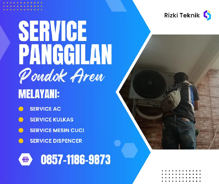 Service AC Pondok Kacang, Cepat Profesional & Bergaransi