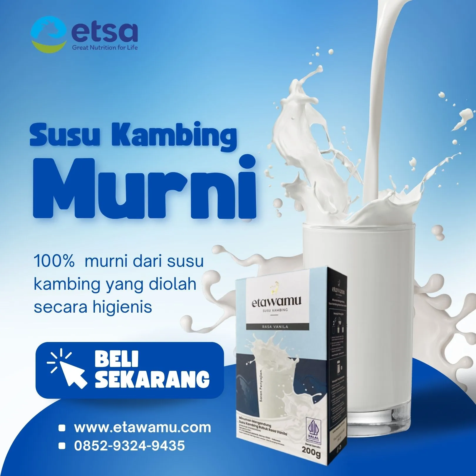 Susu Kambing Untuk Ibu Menyusui Cilegon, MURAh dan BPOM