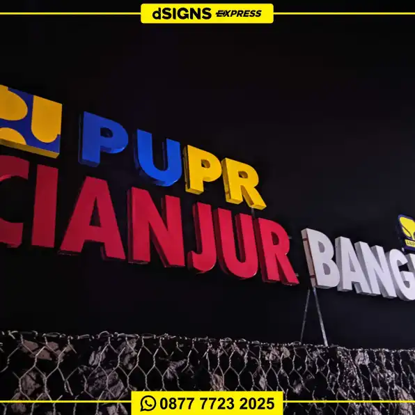 Signage Huruf Timbul CIANJUR 0877-7723-2025