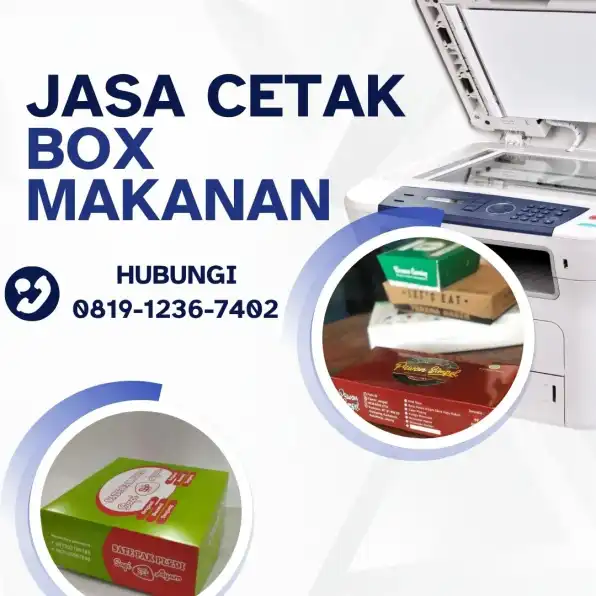 MURAH!! WA.0819-1236-7402 Jasa percetakan Dus Makanan Di Sragen