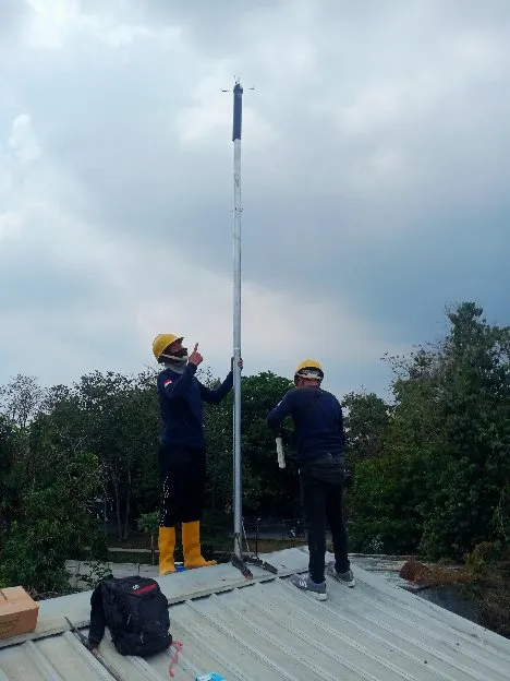 Toko pemasangan pasang penangkal petir konvensional & Radius Murah Berkualitas