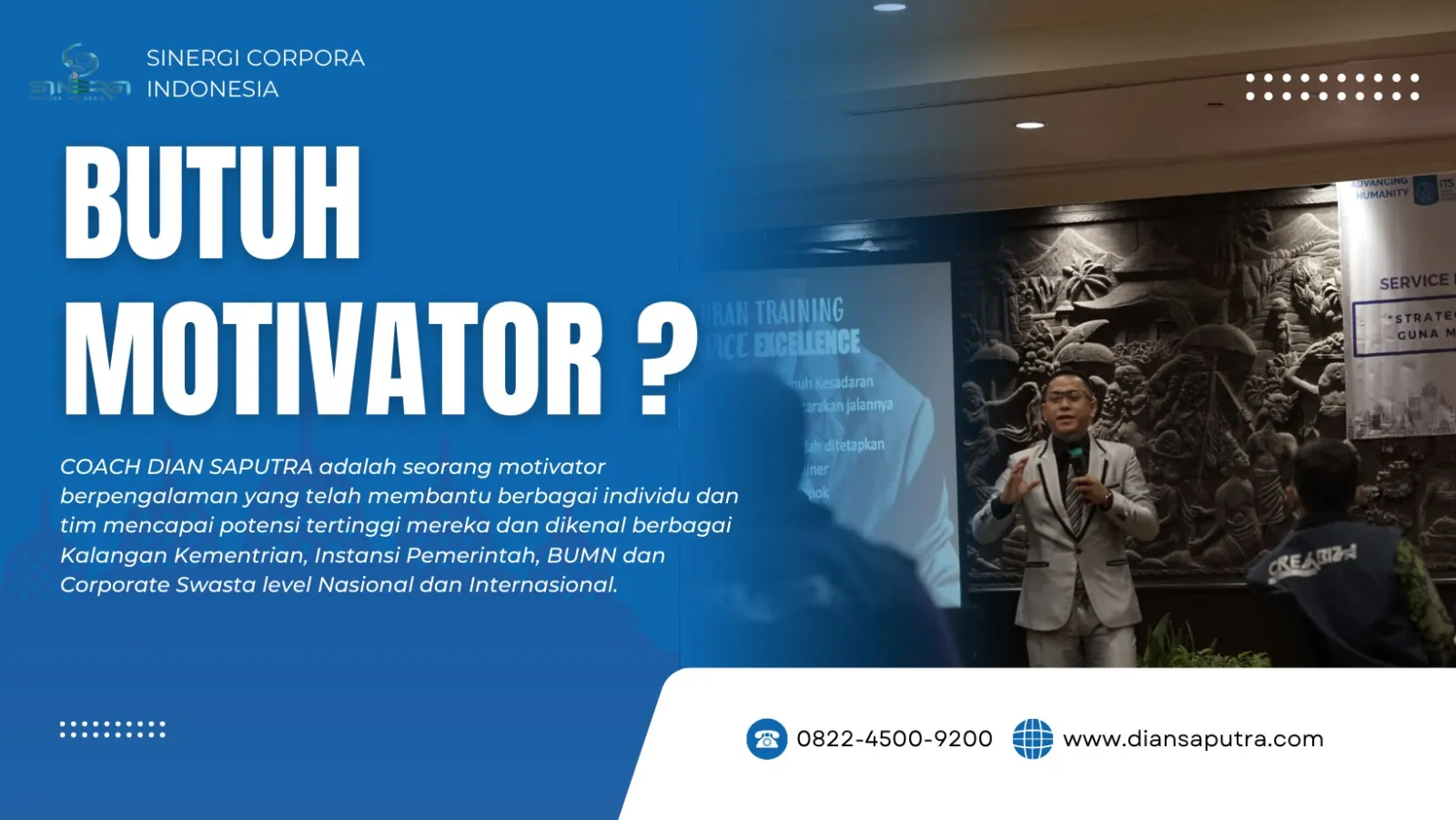 Motivator Yogyakarta, Terpercaya & Solutif, Dian Saputra