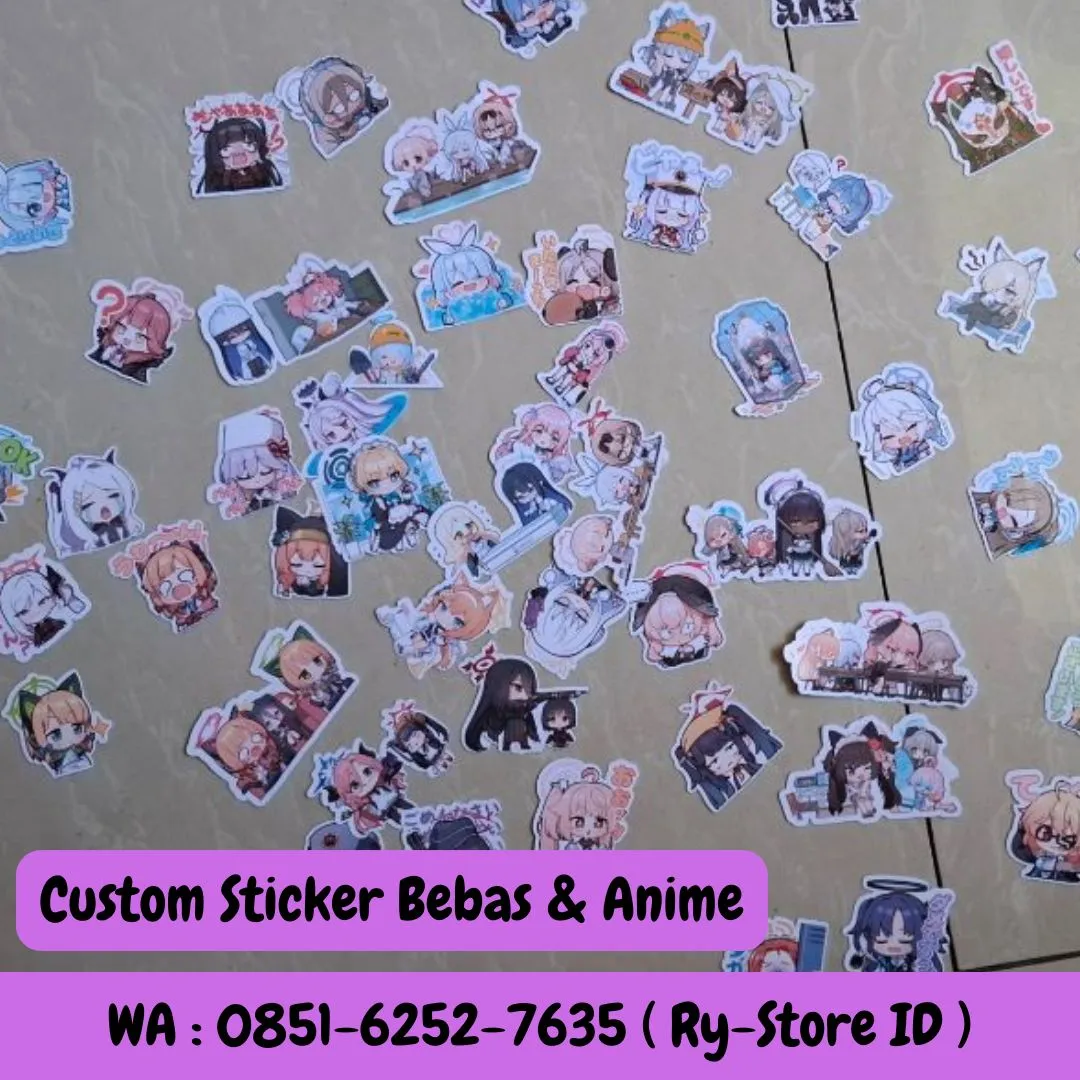 WA 085I-6252-7635 ( Ry-Store ID ), Sticker Anime Custom Kota Tasikmalaya