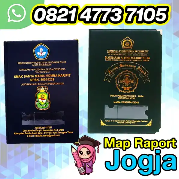 0821-4773-7105 Percetakan Sampul Raport Map Ijazah di Wirobrajan Jogja