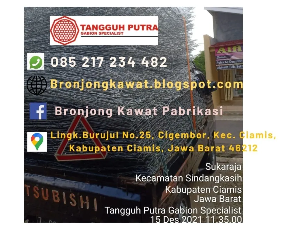 Promo !!! 085217234482, Harga Jual Bronjong Kawat di Pakisaji, Malang