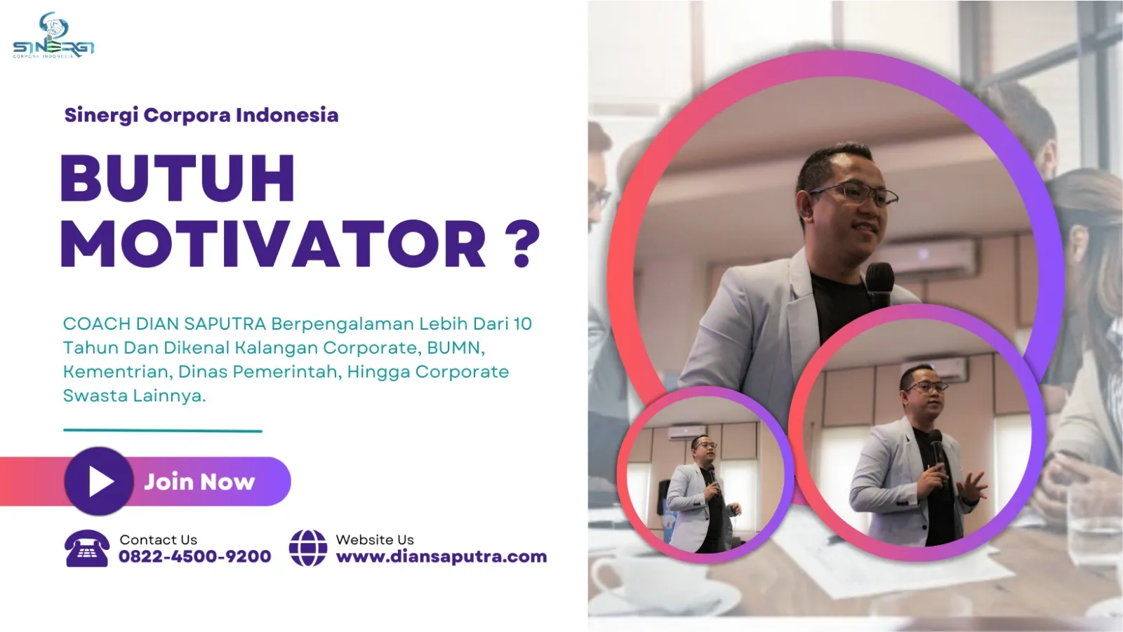 Motivator Rembang, Terpercaya & Solutif, Dian Saputra