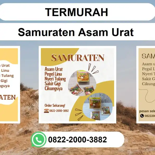 TERMURAH, 0822-2000-3882 DISTRIBUTOR Samuraten Asam urat Singkawang