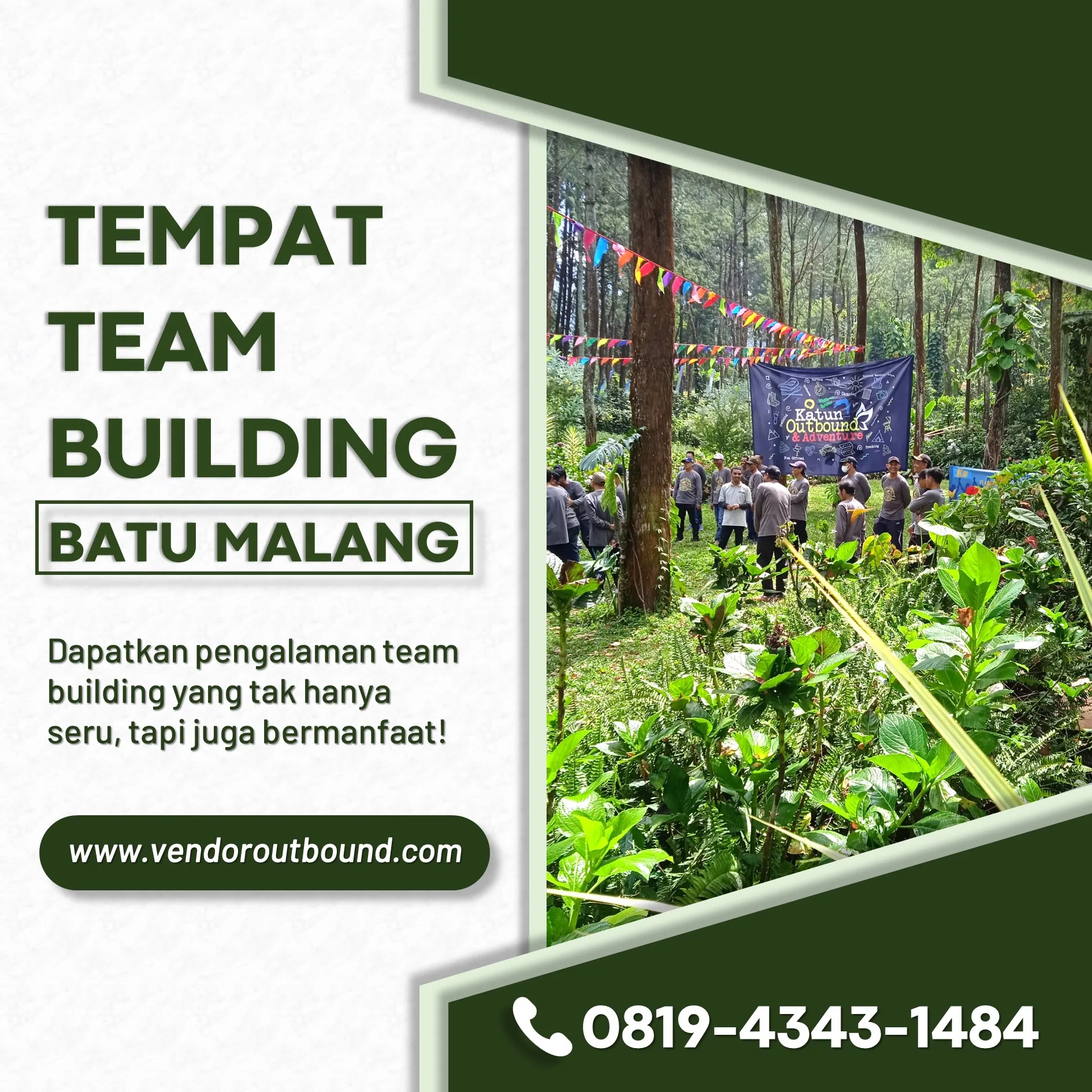 Hub O8I9 4343 I484 Vendor Outbound Berpengalaman di Malang: Team Building & Capacity Building