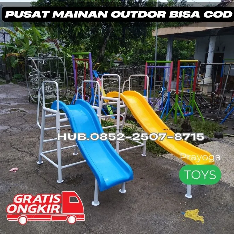 Contoh ayunan besi dewasa Dan Perosotan Custom  Kec Porong Sidoarjo