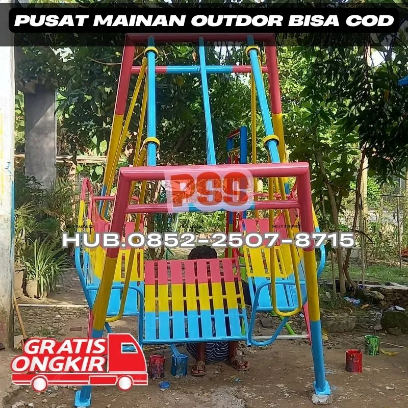 DIJAMIN AMAN ! ayunan besi bulat besar Dan mainan playground Kec Pancoran Jakarta Selatan Bayar COD Free Ongkir