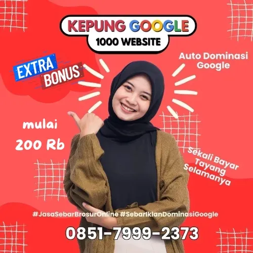 Paket Sebar Iklan Kepung Google 1000 Plus Website Makassar (o851 7999 2373)