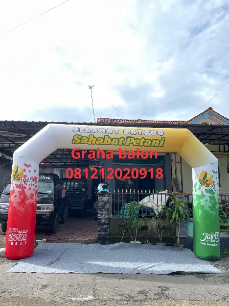 Jual Balon Gate Start Finish Kota Makasar. Hub 081212020918