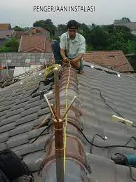 Toko Layanan Teknisi Pemasangan Penangkal Petir Di Bumiayu ~ Brebes ^ Jawa Tengah [] Paket Anti Petir 2 Lantai