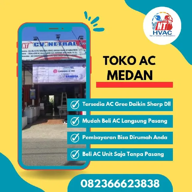 Beli AC Terbaru Di Medan 0823  6662  3838