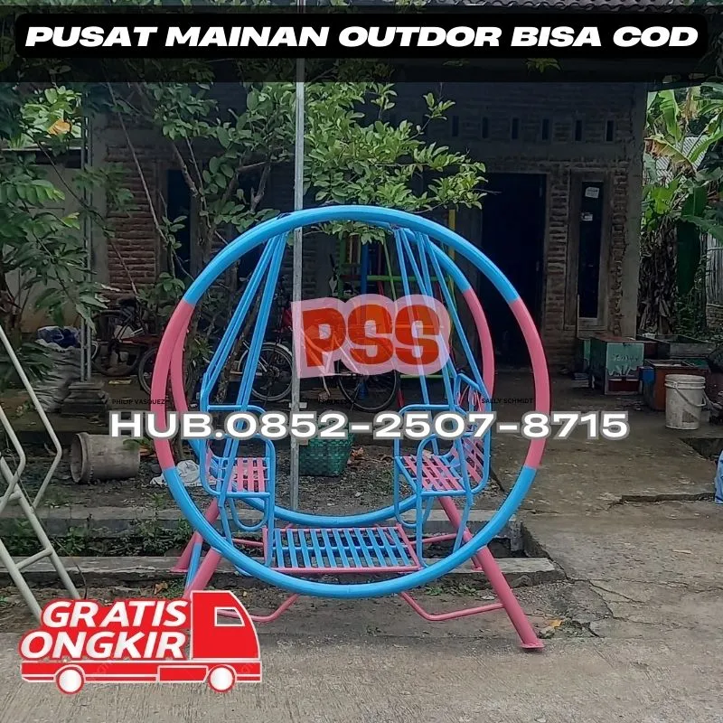 Gambar Ayunan Besi Dan Jungkat Jungkit Kec Cakung Jakarta Timur