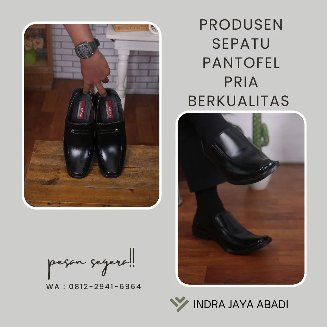 Produksi Sepatu Pantofel Pria Berkualitas Kepahiang, Bengkulu