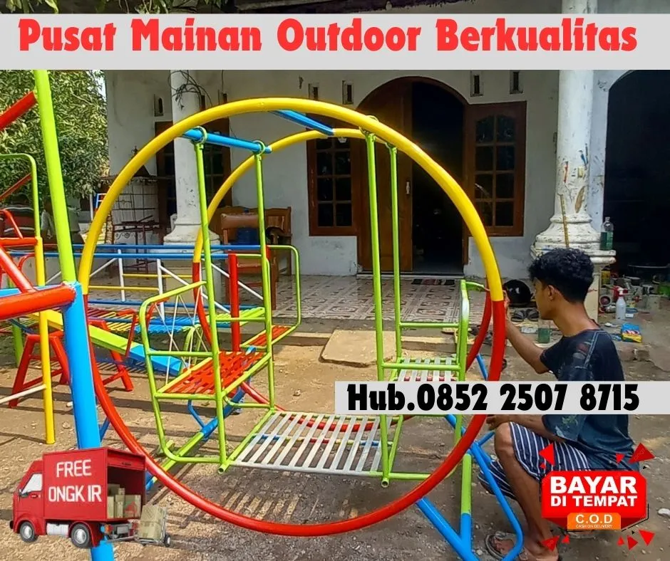 Hub 0852-2507-8715 PRODUKSI !! Ayunan Besi Dan Jungkat Jungkit Kec Bandongan Magelang Bayar COD Free Ongkir
